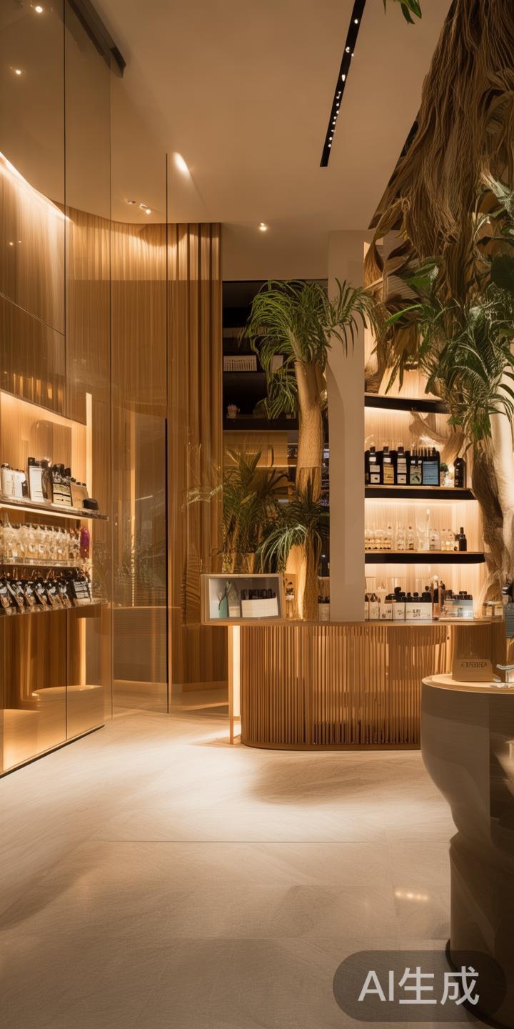 独特的品牌氛围
澳门威尼斯人酒店内的Aesop门